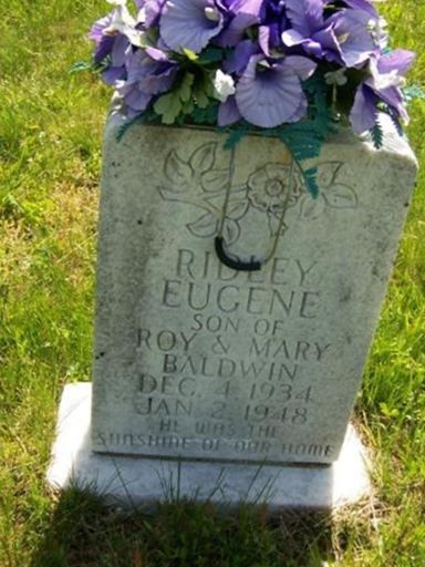 Ridley Eugene Baldwin on Sysoon