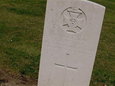 Rifleman Edward Griffiths on Sysoon