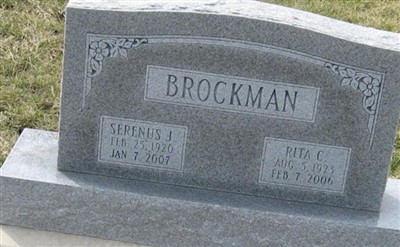 Rita C Stucke Brockman on Sysoon