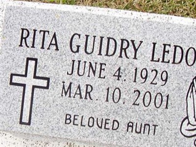 Rita Guidry LeDoux on Sysoon