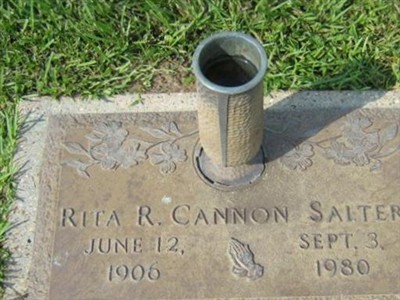Rita R. Cannon Salter on Sysoon