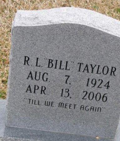 R. L. "Bill" Taylor on Sysoon