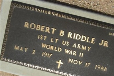 Robert B Riddle, Jr on Sysoon