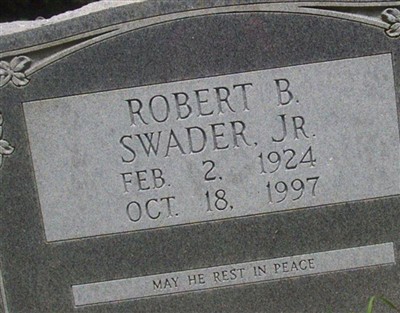 Robert B. Swader, Jr on Sysoon