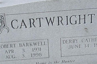 Robert Barkwell Cartwright on Sysoon