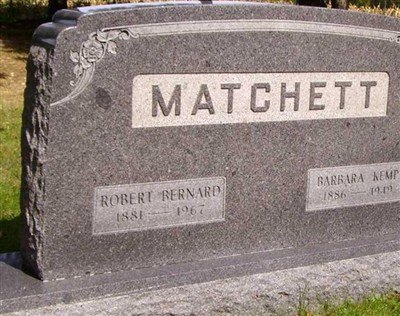 Robert Bernard Matchett on Sysoon