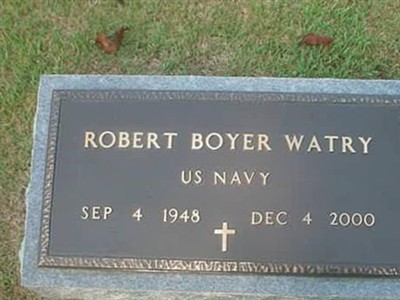 Robert Boyer Watry on Sysoon