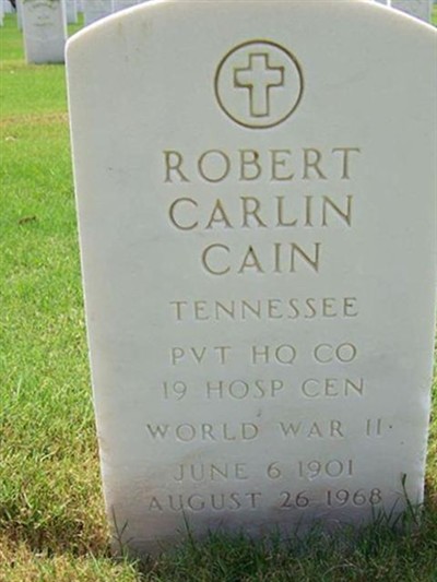Robert Carlin Cain on Sysoon