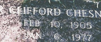 Robert Cliford Clif Chesnut on Sysoon
