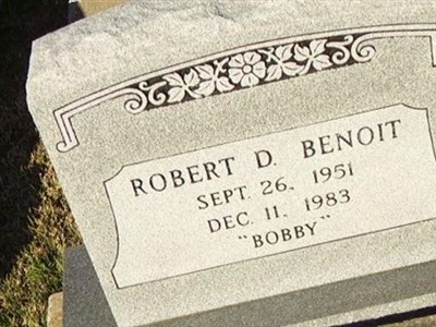 Robert D. "Bobby" Benoit on Sysoon