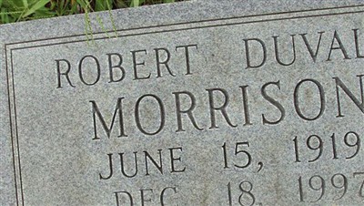 Robert Duvall Morrison on Sysoon
