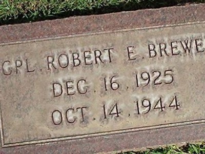 Corp Robert E. Brewer on Sysoon
