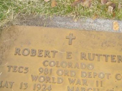 Robert E Rutter on Sysoon