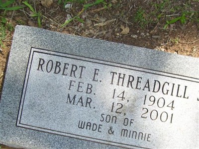 Robert E. Threadgill, Sr on Sysoon