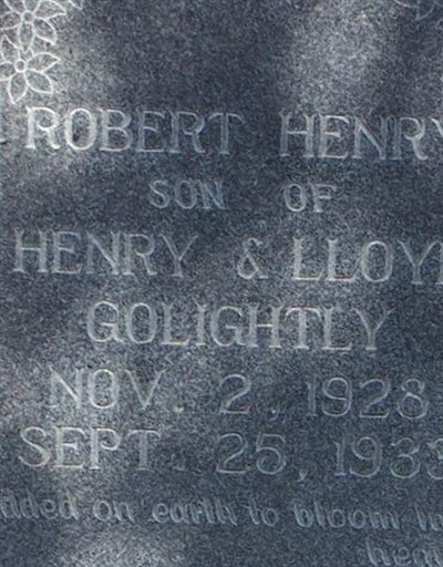 Robert Henry Golightly on Sysoon