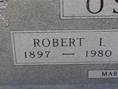 Robert I Oswald on Sysoon