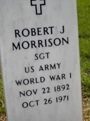 Robert J Morrison on Sysoon