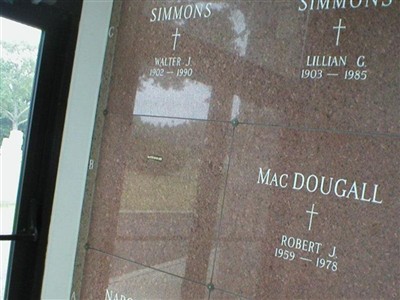 Robert J "Robbie" MacDougall on Sysoon