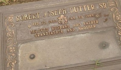 Robert Joseph Dutter, Sr on Sysoon