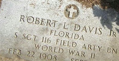 Robert L Davis, Jr on Sysoon