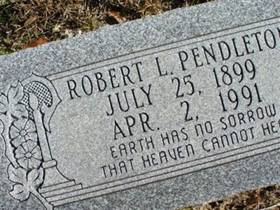 Robert L Pendleton on Sysoon