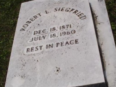 Robert L. Siegfried on Sysoon
