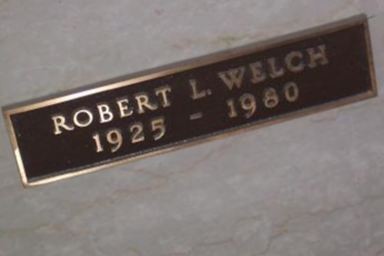 Robert L. Welch on Sysoon