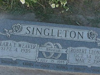 Robert Leonard Singleton on Sysoon