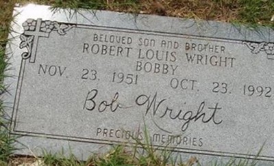 Robert Louis "Bobby" Wright on Sysoon