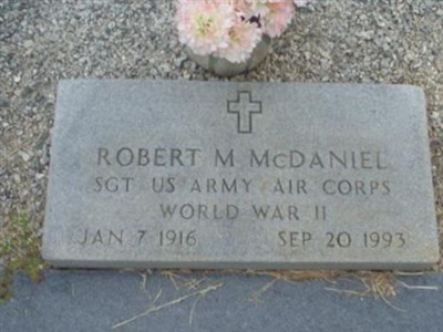 Robert M McDaniel on Sysoon