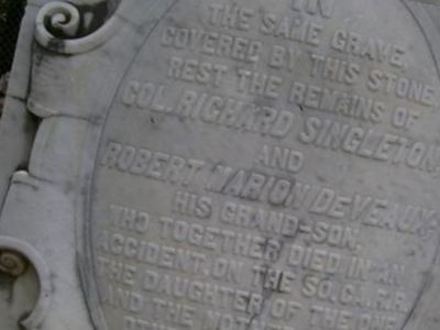 Robert Marion Deveau Singleton on Sysoon