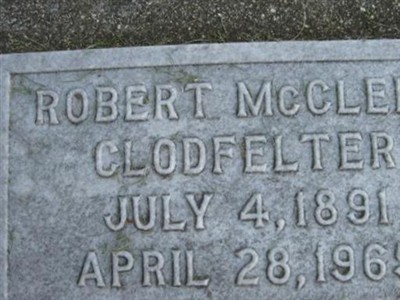 Robert McCleet Clodfelter on Sysoon