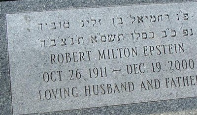 Robert Milton Epstein on Sysoon