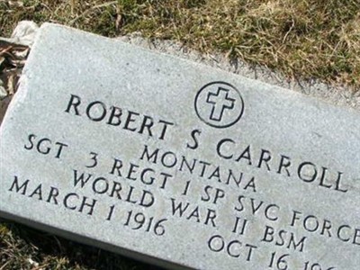 Robert S Carroll on Sysoon