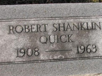 Robert Shanklin Quick on Sysoon