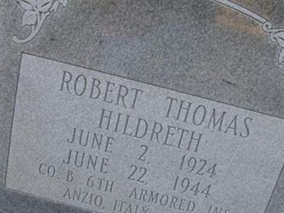 Robert Thomas Hildreth on Sysoon