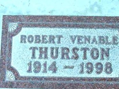 Robert Venable Thurston on Sysoon