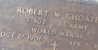 Robert W Choate on Sysoon