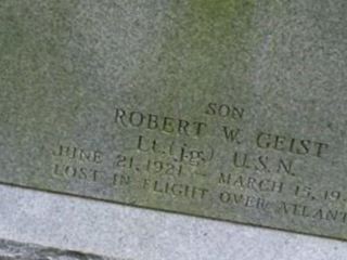 Robert W. Geist, Find a grave on Sysoon Robert W. Geist on Sysoon