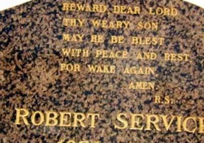 Robert W. Service on Sysoon