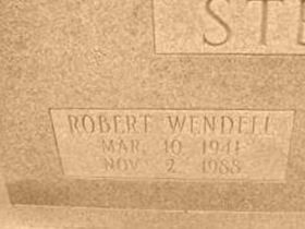 Robert Wendell Stephens on Sysoon