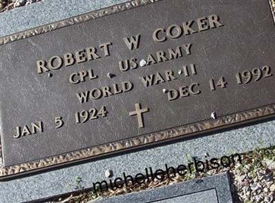 Robert Willard Coker on Sysoon