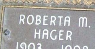 Roberta M. Hager on Sysoon