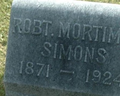 Robt Mortimer Simons on Sysoon