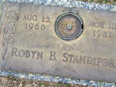 Robyn B Standiford on Sysoon