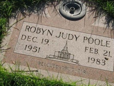 Robyn Judy Poole on Sysoon