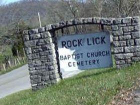 Rock Lick Baptist Church Cemetery on Sysoon