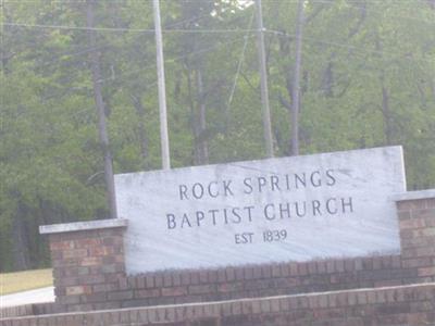 Rock Springs Baptist Church on Sysoon