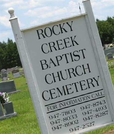 Rocky Creek Cemetery on Sysoon