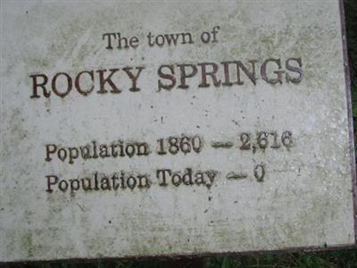 Rocky Springs Cemetery on Sysoon